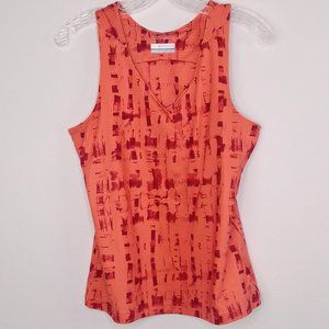 Columbia Omni Wick Dry Brush Print Active Tank (L)